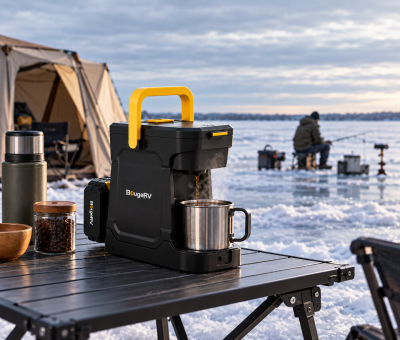 BougeRV Portable Coffee Maker With 144Wh Battery