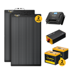 BougeRV 12V 400W Arch 2.0 TOPCon Flexible Solar Kit