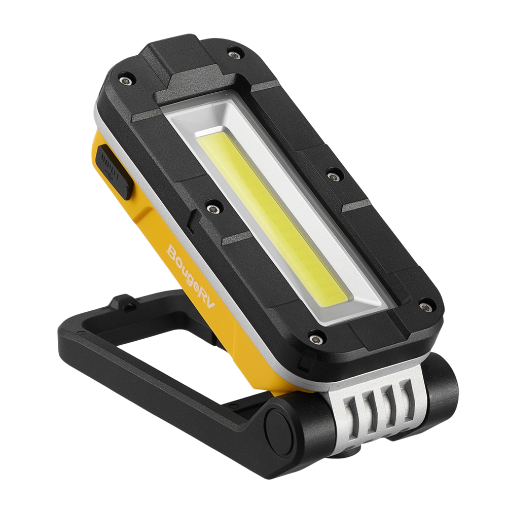 BougeRV WL01 Rechargeable Work Light 180° Rotate Job Site Lighting