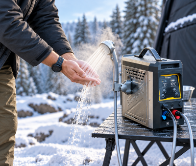 BougeRV New Portable Propane Outdoor Camping Water Heater