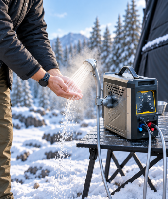 BougeRV New Portable Propane Outdoor Camping Water Heater