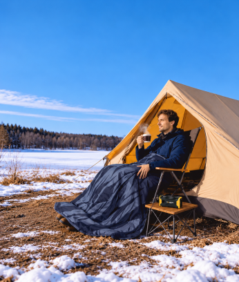 BougeRV Heated Blanket With B266Wh Portable Power Station