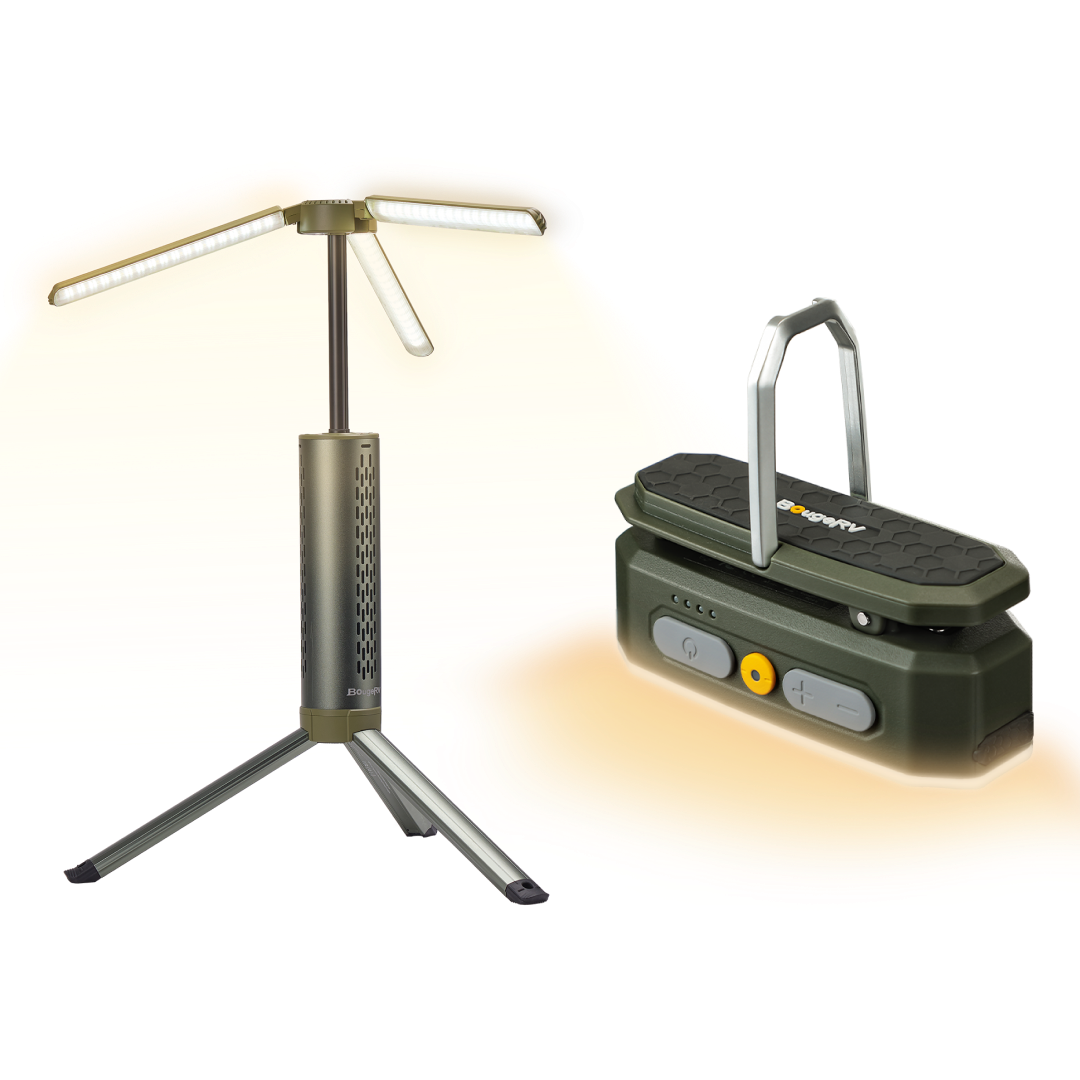 BougeRV New T1 Portable Telescopic Camping Light (Green)