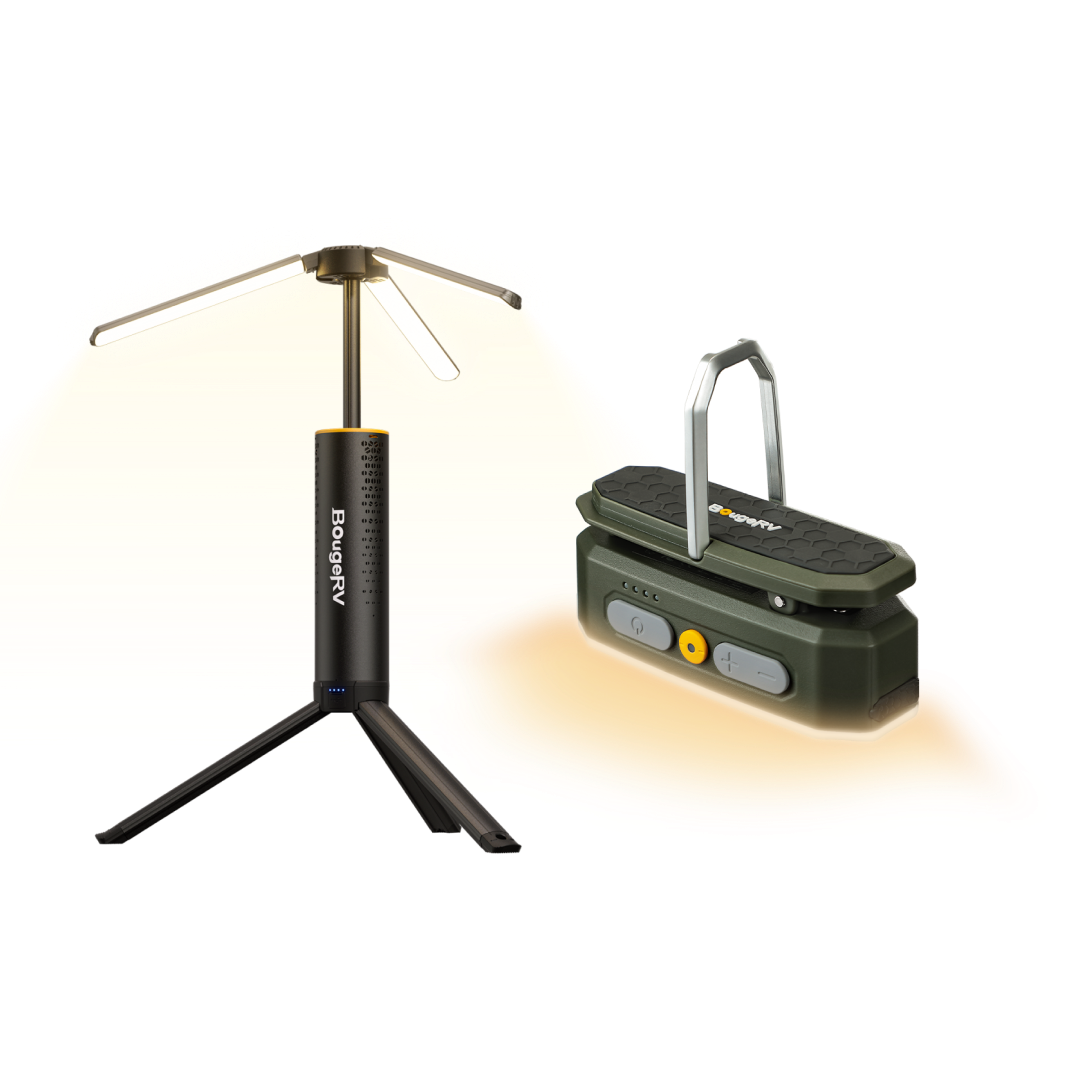 BougeRV New T1 Portable Telescopic Camping Lantern