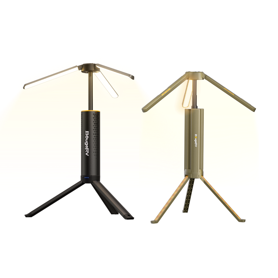 BougeRV New T1 Portable Telescopic Camping Lantern