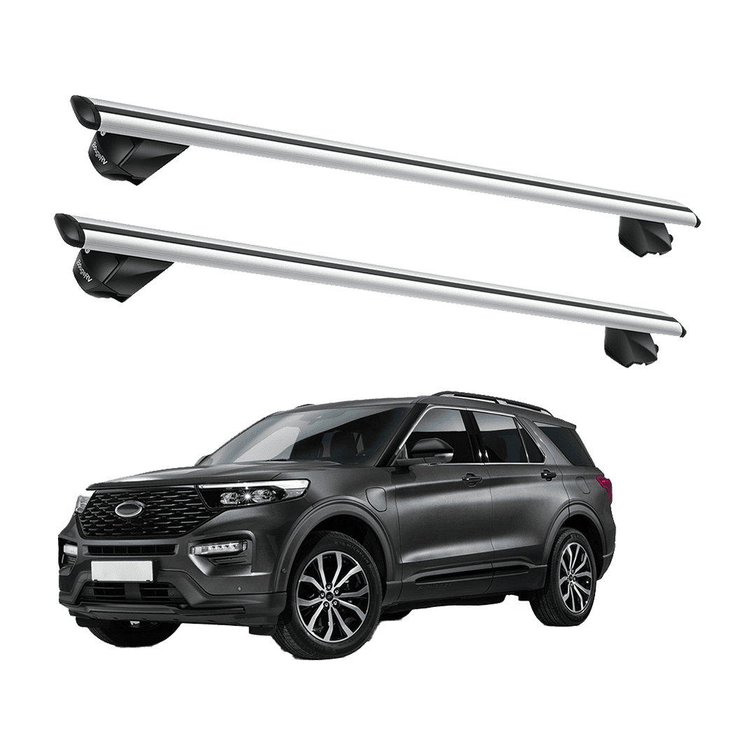 Roof Rack Cross Bars (Universal, 53'' Silver)