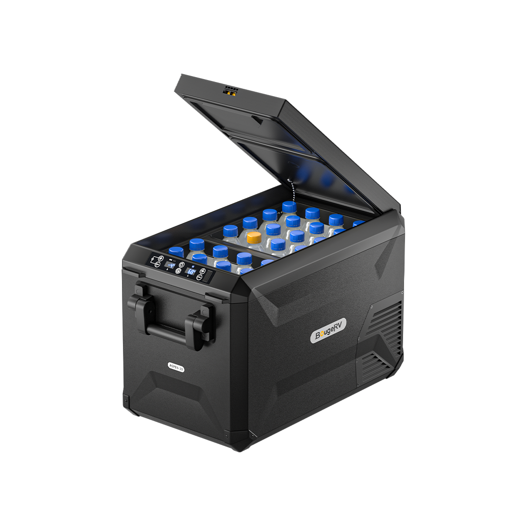 BougeRV ASPEN 30 Dual-Zone 34QT 12V Portable Refrigerator