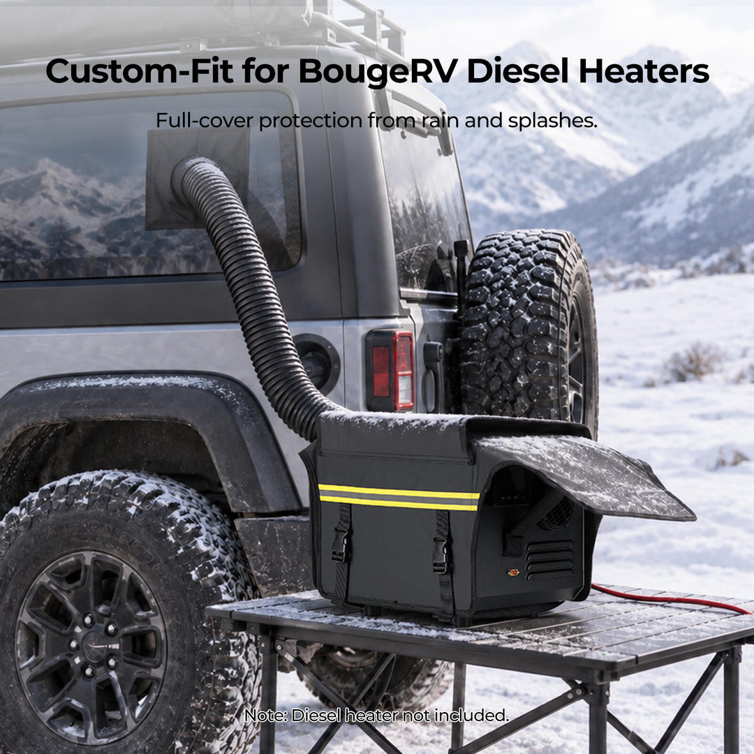 BougeRV Diesel Heater Rain Cover - Outdoor Rain and Dust Protection