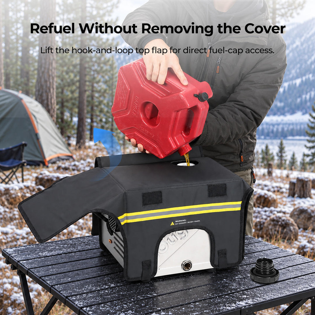 BougeRV Diesel Heater Rain Cover - Outdoor Rain and Dust Protection