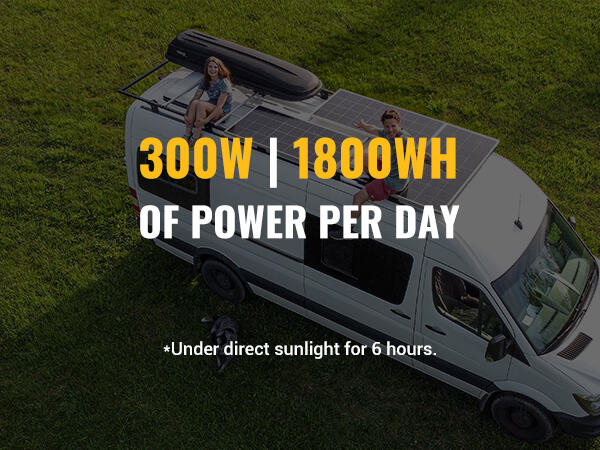 300W 10BB SOLAR PANEL OF POWER PER DAY