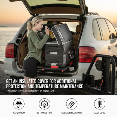 car fridge with cover