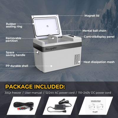 car fridge with power cord