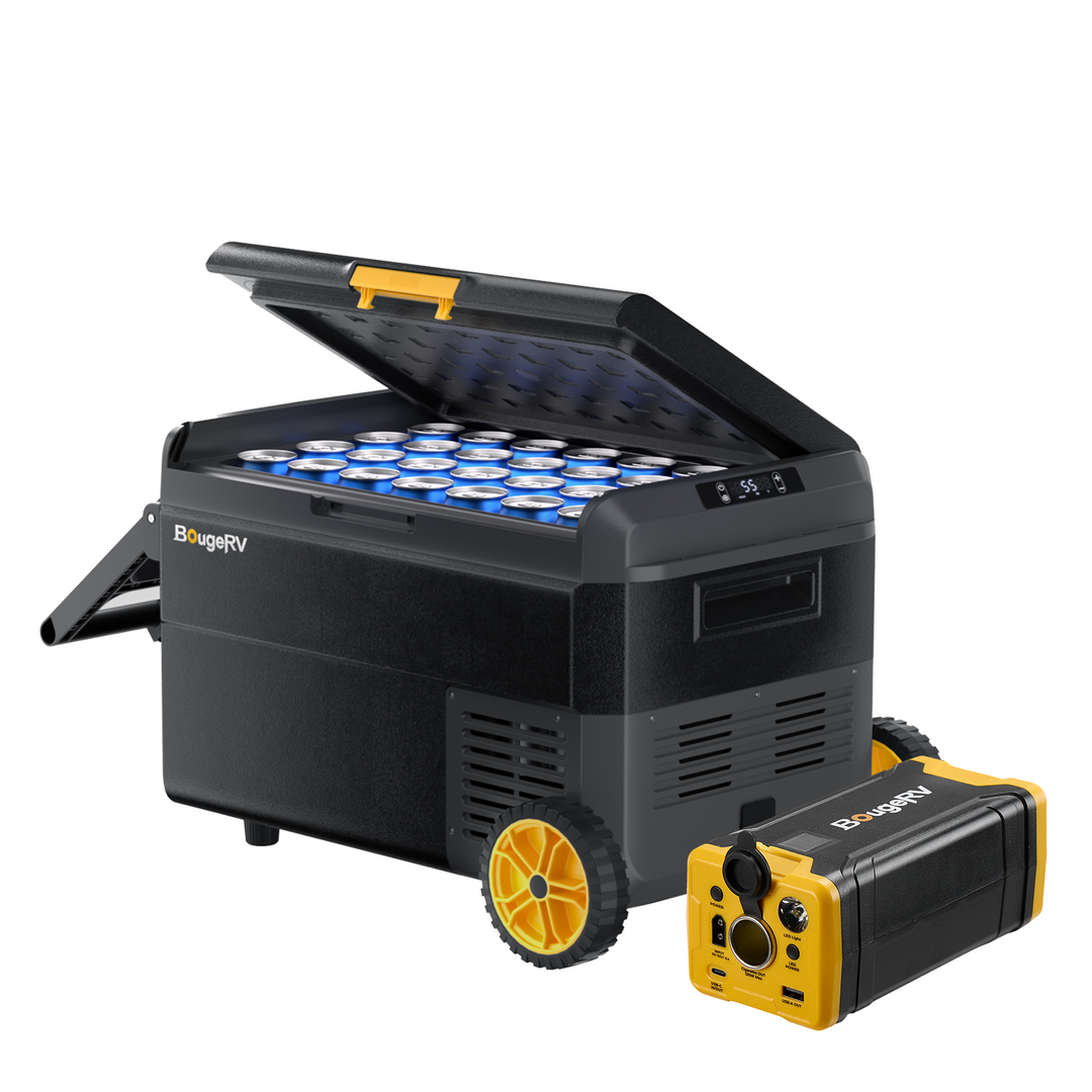 Nevera portátil para coche BougeRV CRS 42QT de 12 voltios