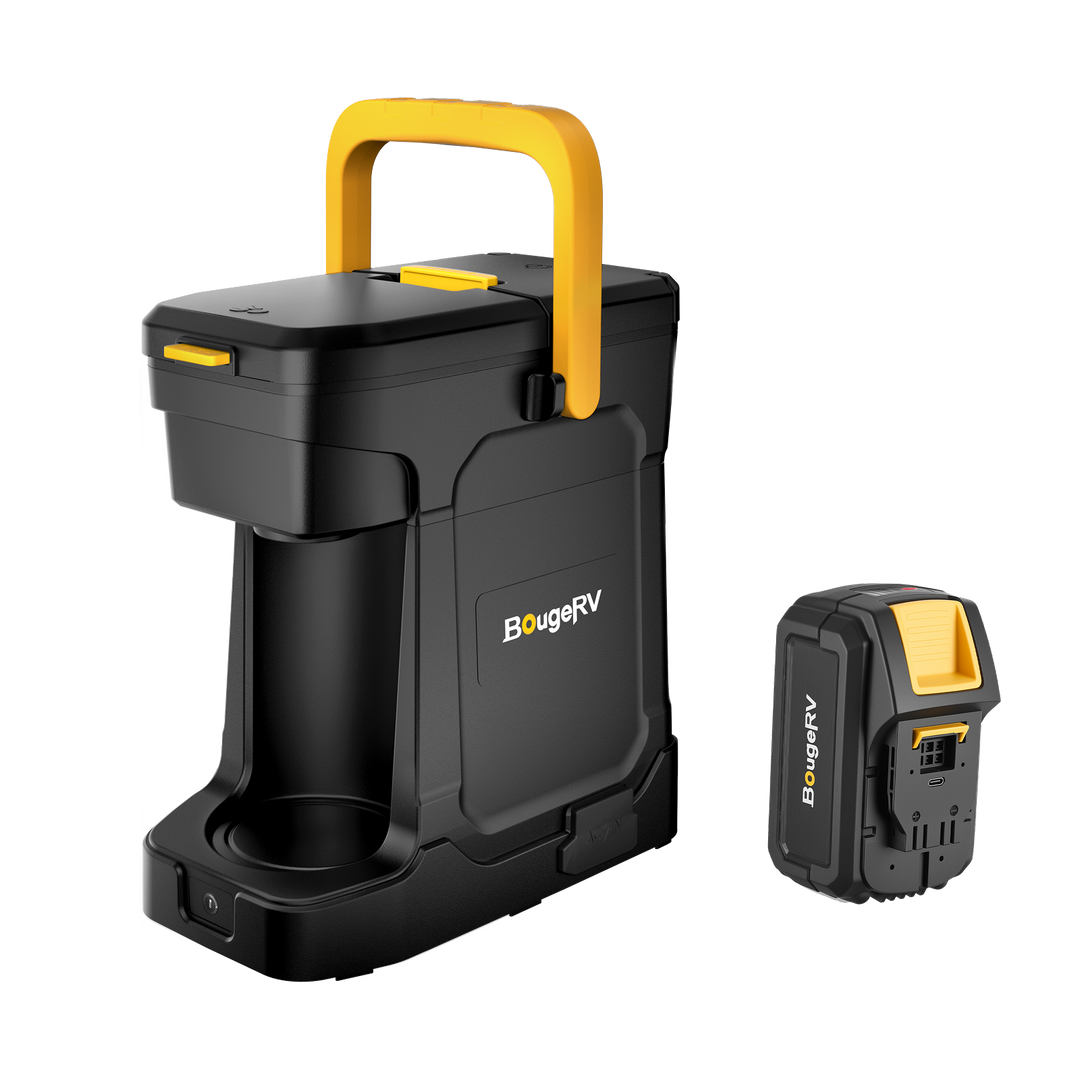 F02 Fan + CM01 Coffee Maker with 2 × 144Wh Batteries