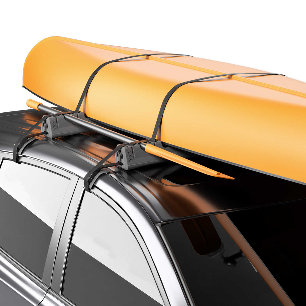 Zone Tech Universal Car Roof Rack Soft Pads Carrier System Upgraded non slip