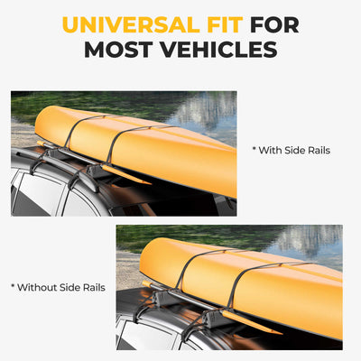 BougeRV Universal Soft Roof Rack Pads