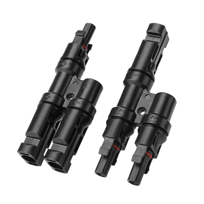 Solar Branch Connectors Y Connector in Pair MMF+FFM Parallel Connection