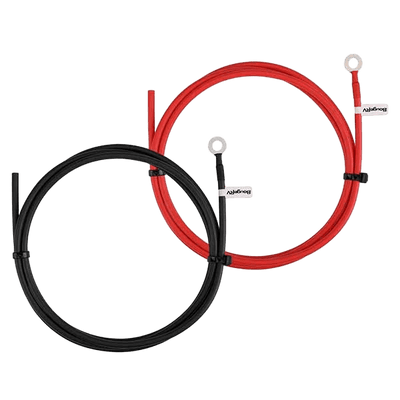 BougeRV 8 Feet 10AWG Solar Extension Cable, Controller to Battery Cable