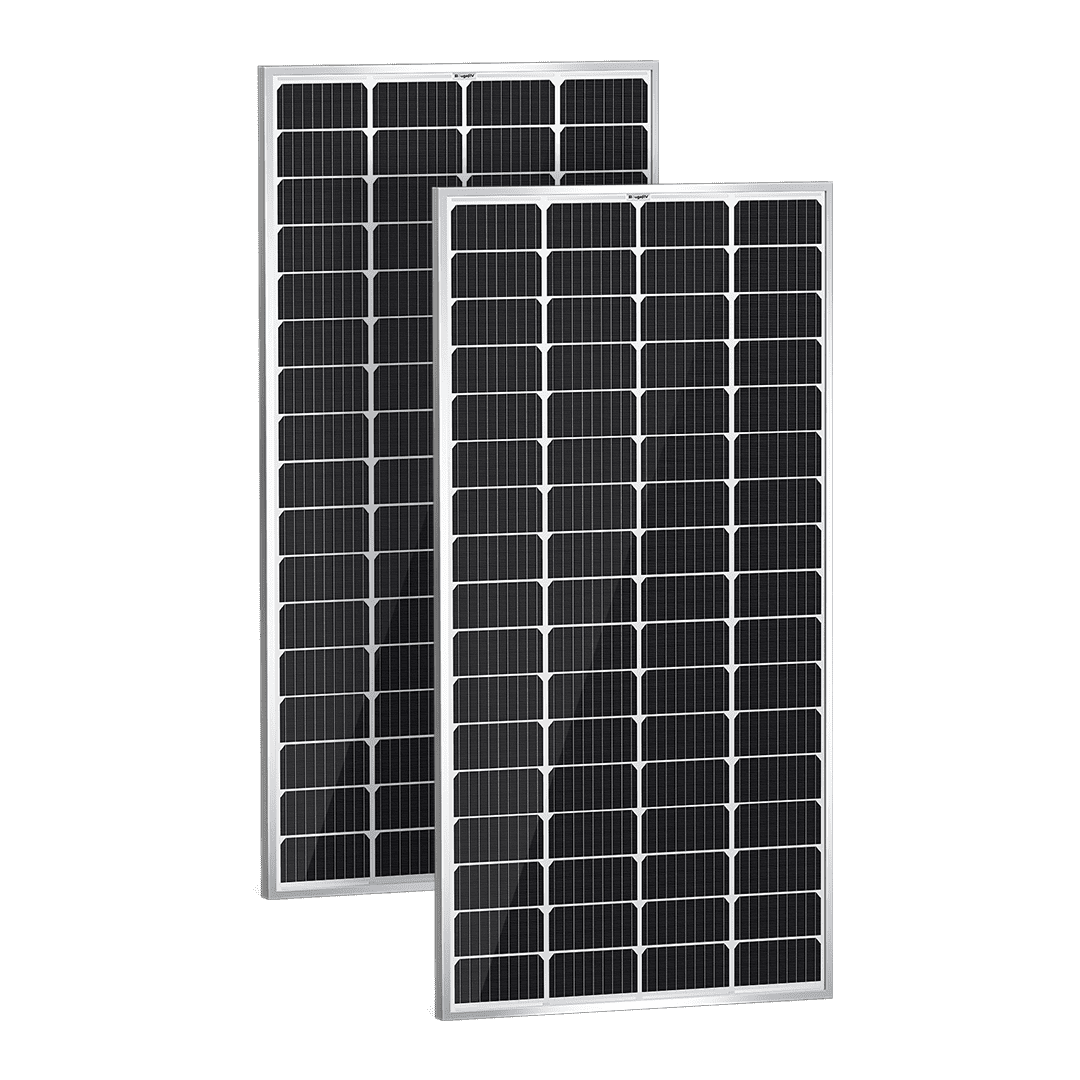 BougeRV 200W 12V 9BB Mono Solar Panel Refurbished)
