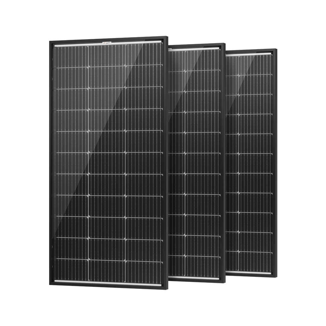 300W(100W*3PCS) Bifacial 12V 9BB Mono Solar Panel