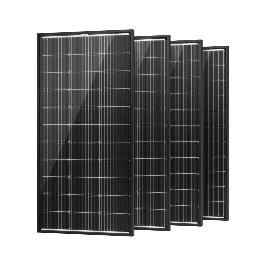 400W(100W*4PCS) Bifacial 12V 9BB Mono Solar Panel