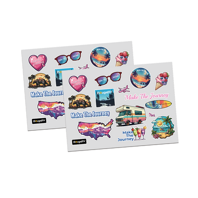 BougeRV Fridge Stickers