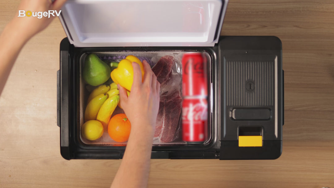 BougeRV New CRX3 23QT Portable Car Fridge Freezer