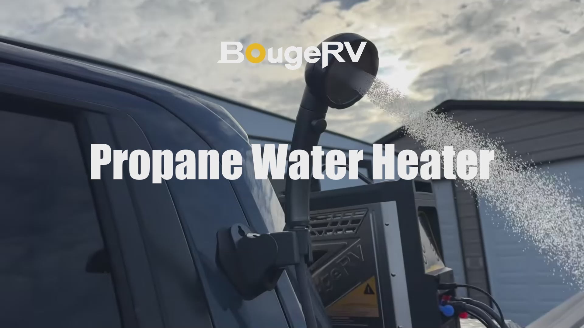 BougeRV New Portable Propane Outdoor Camping Water Heater
