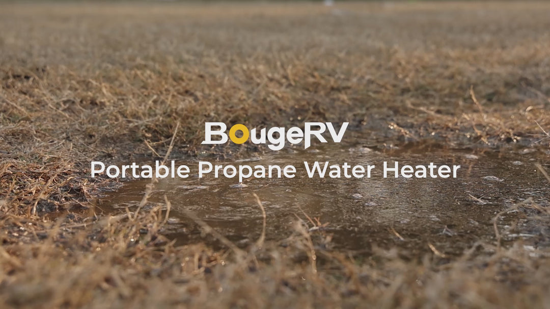 BougeRV New Portable Propane Outdoor Camping Water Heater