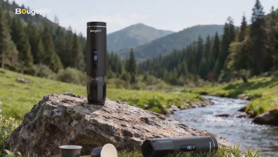 BougeRV CM02 Hands-Free Cordless Self-Heating Coffee Maker