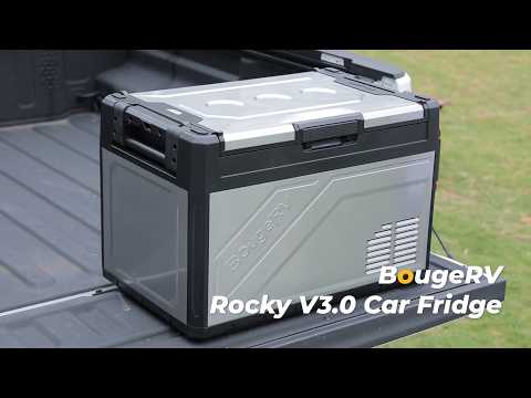 BougeRV New Rocky V3.0 41QT Dual Zone 12V Car Fridge