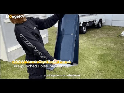 400W CIGS Flexible Solar Panel with Holes