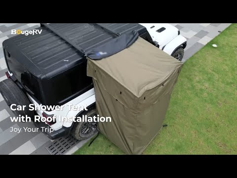 BougeRV Car Shower Tent with Roof