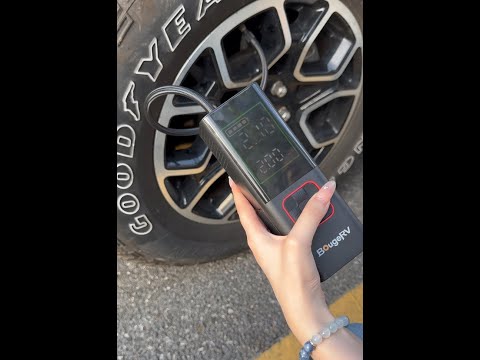 BougeRV 20,000mAh 160 PSI Tire Inflator Portable Air Compressor
