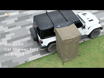 BougeRV Car Shower Tent with Roof