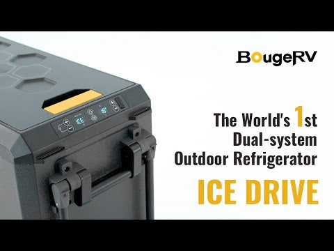BougeRV ASPEN 30 Dual-Zone 34QT 12V Portable Refrigerator