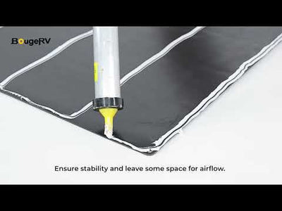 BougeRV Arch 800 Watt(4x200W) Fiberglass Curved Solar Panel