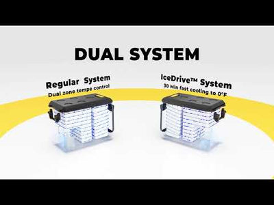 BougeRV ASPEN 30 PRO 34QT Dual Zone 12V Portable Refrigerator