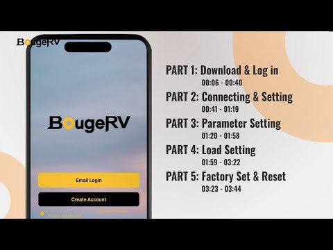 BougeRV Sunflow 30A MPPT Solar Charge Controller 12V/24V