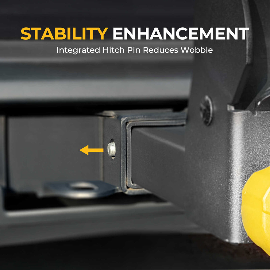 BougeRV Hitch Ski Snowboard Rack with Security Lock (New Arrival)