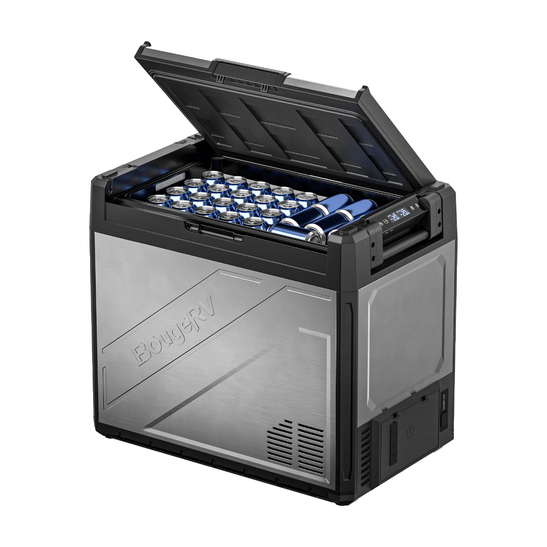 BougeRV New Rocky V3.0 81QT Dual Zone 12V Car Fridge