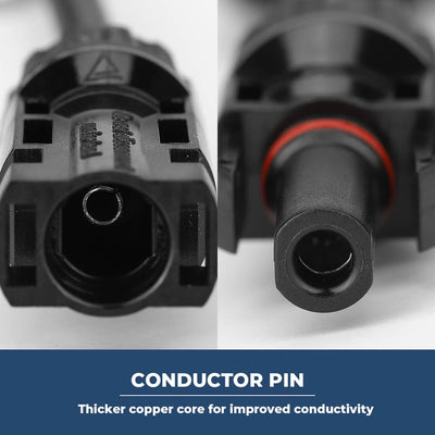 Solar Branch Connectors Y Connector in Pair MMF+FFM Parallel Connection - BougeRV