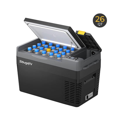 CRPRO25 26 Quart Portable Fridge With 220Wh Power Station