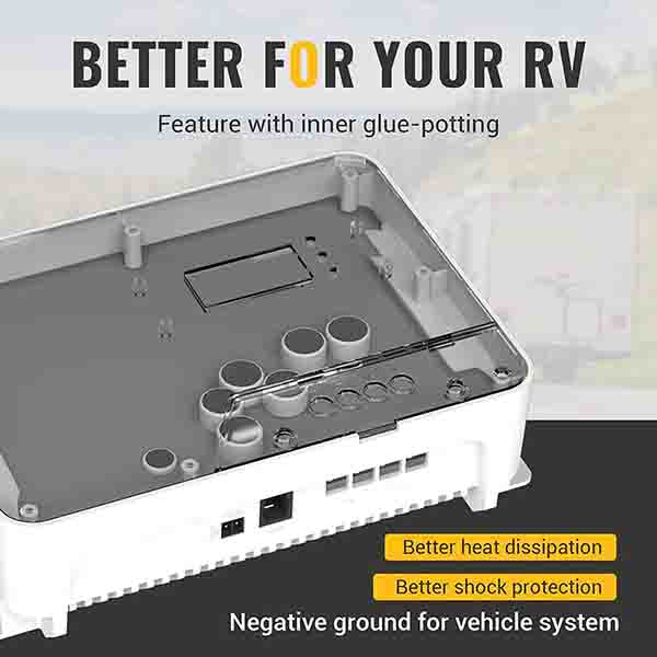 200W 12V 9BB Mono Solar Panel&40A MPPT Solar Charge Controller