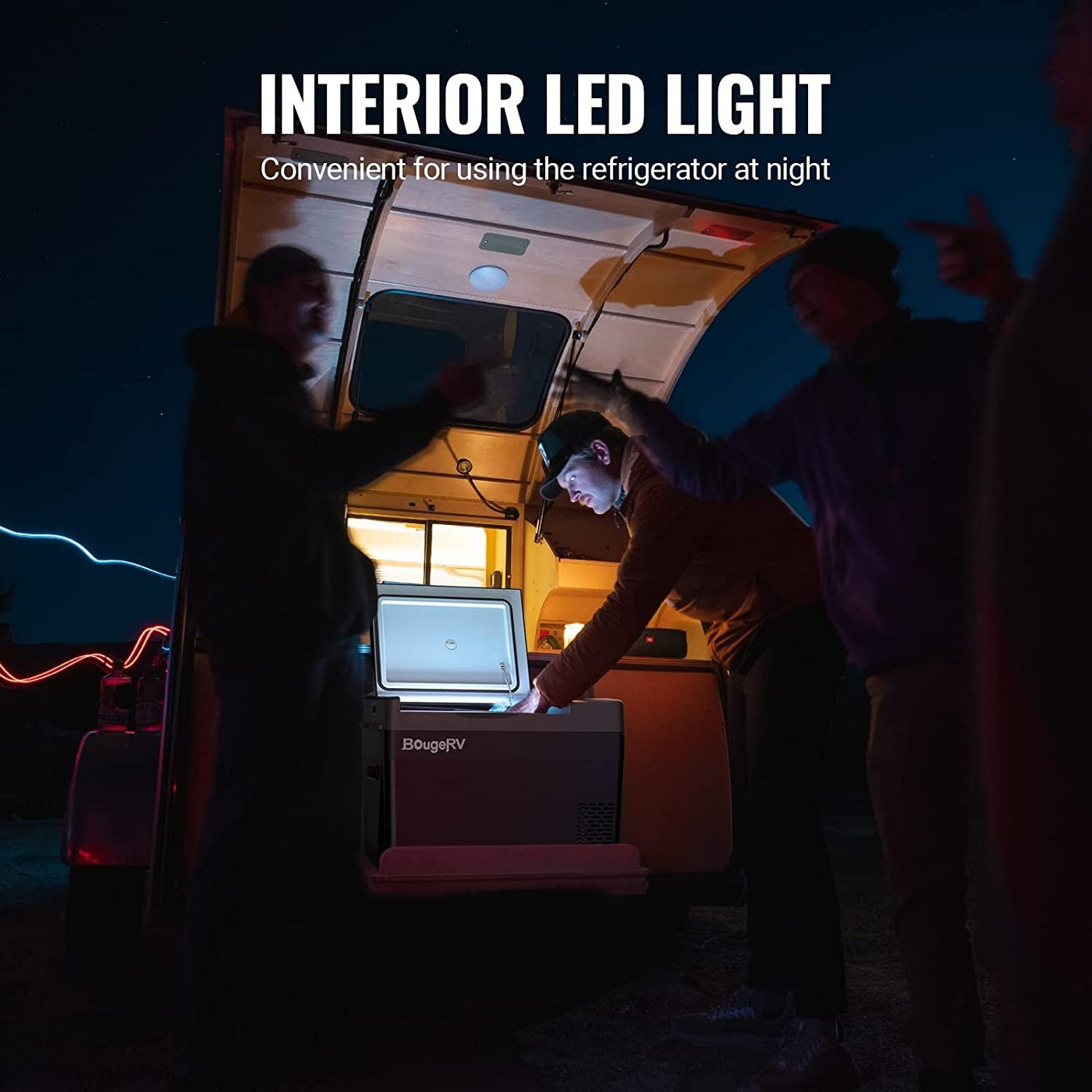 interior led light that is convenient to use the refrigerator at night