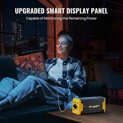 BougeRV 277WH Portable Power Station for Fridge