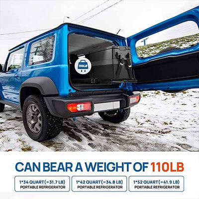 A fridge slide can bear a weight of 110LB