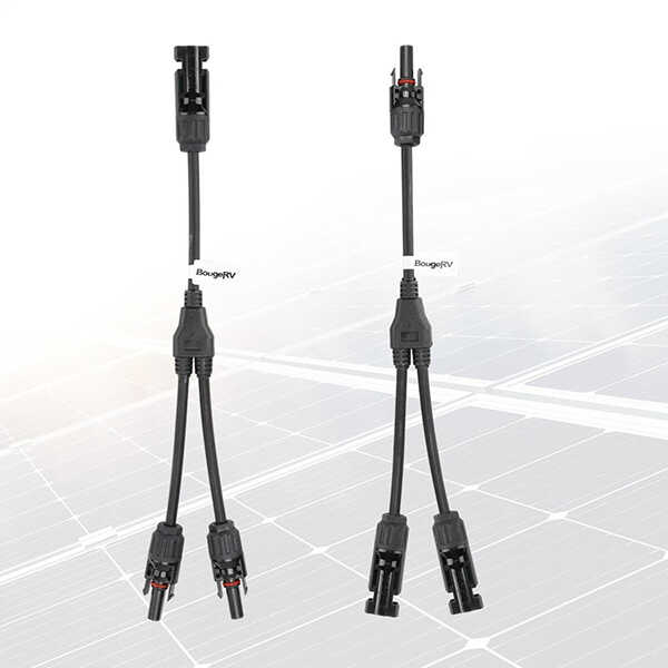 BOUGERV Solar Connectors Y Branch Parallel Adapter Cable Wire