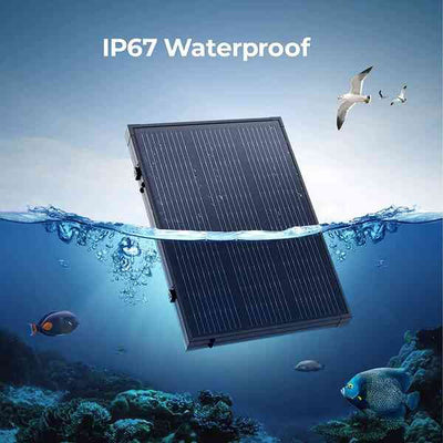 BougeRV 130 Watts portable solar panel innovative adopted the 9BB mono solar cellBougeRV 130 Watts portable solar panel innovative adopted the 9BB mono solar cell
