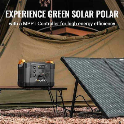 BougeRV portable power station is ideal for home backup